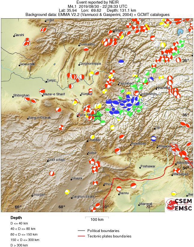 Regional moment Tensor