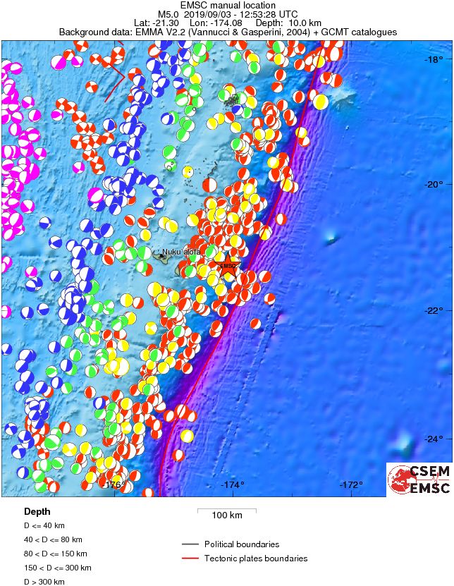Regional moment Tensor