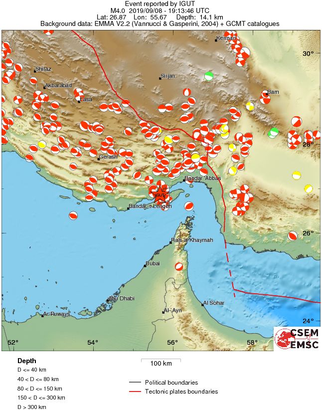 Regional moment Tensor