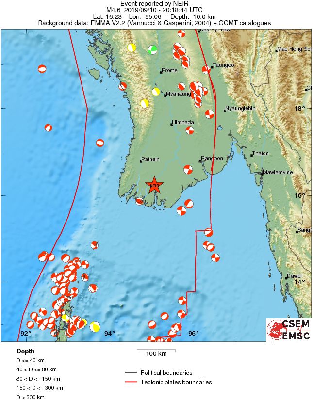 Regional moment Tensor