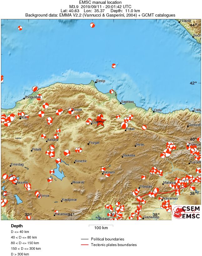 Regional moment Tensor