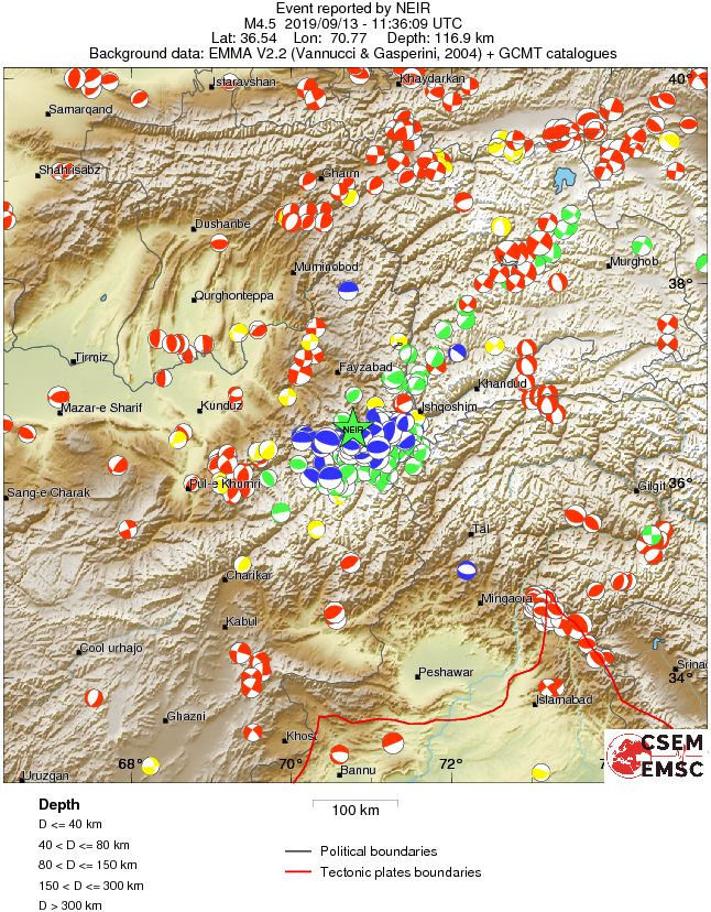 Regional moment Tensor