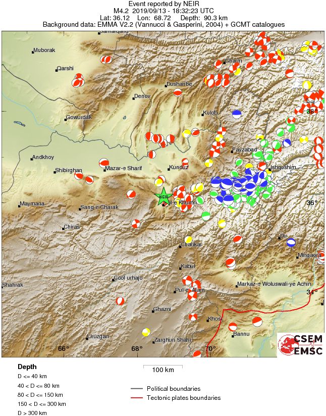 Regional moment Tensor