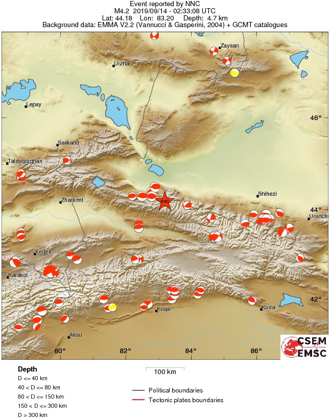 Regional moment Tensor