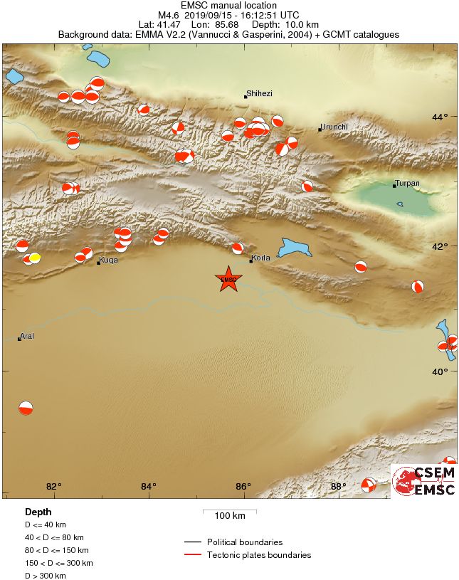 Regional moment Tensor