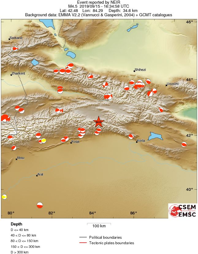 Regional moment Tensor
