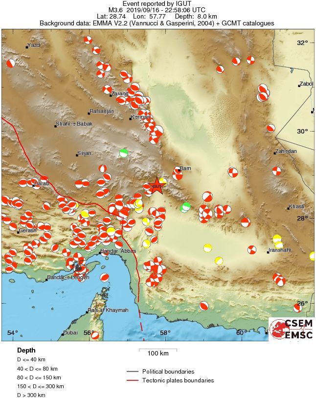 Regional moment Tensor