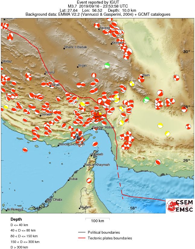 Regional moment Tensor