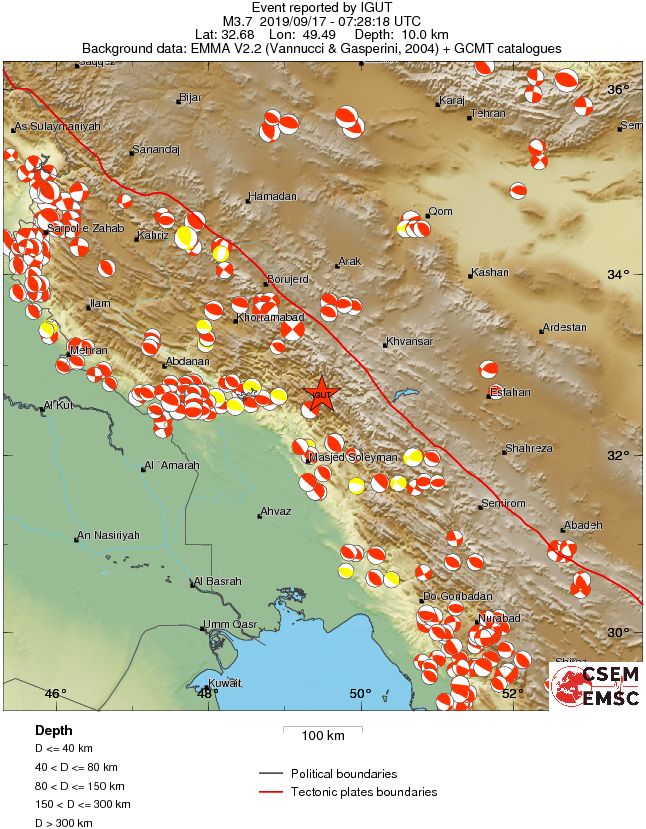Regional moment Tensor