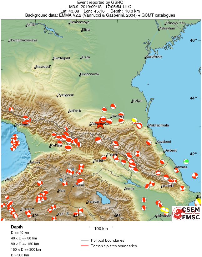 Regional moment Tensor