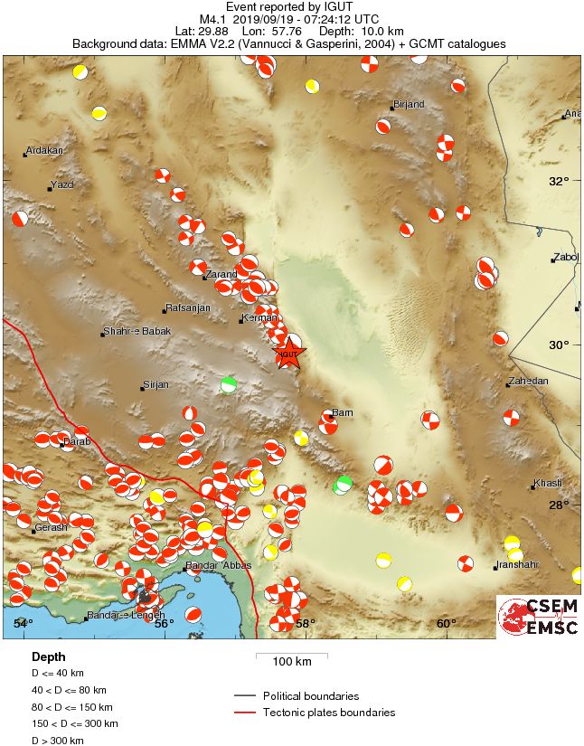 Regional moment Tensor