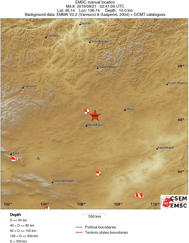 Regional moment Tensor