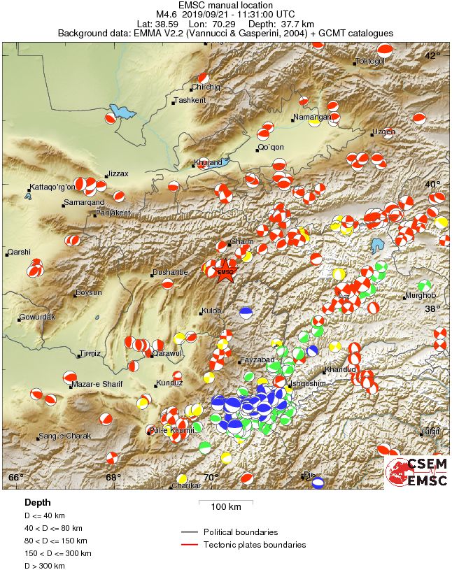 Regional moment Tensor