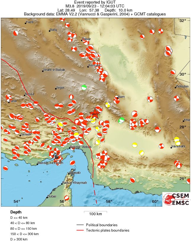 Regional moment Tensor