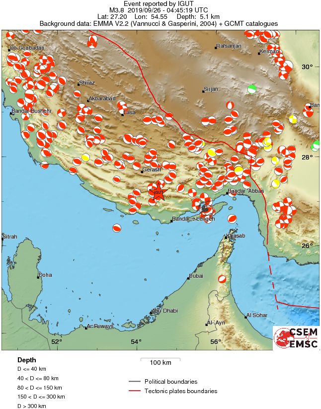 Regional moment Tensor