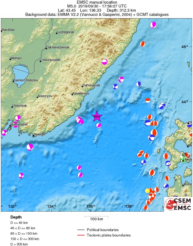 Regional moment Tensor