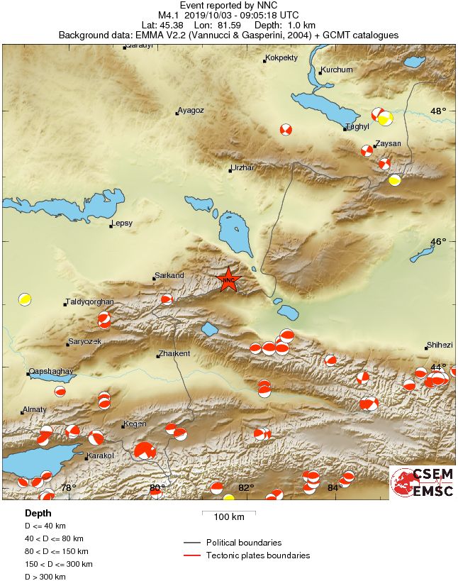 Regional moment Tensor