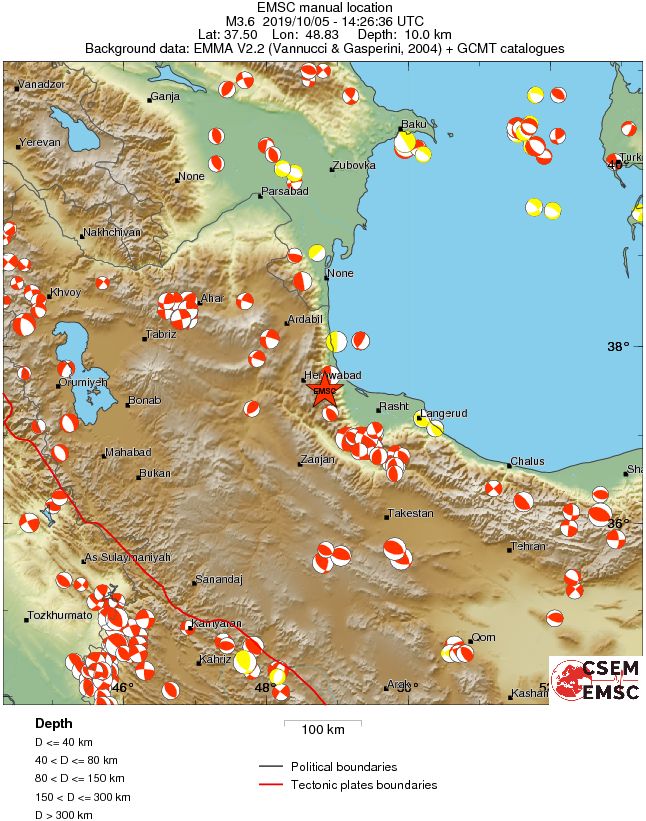 Regional moment Tensor