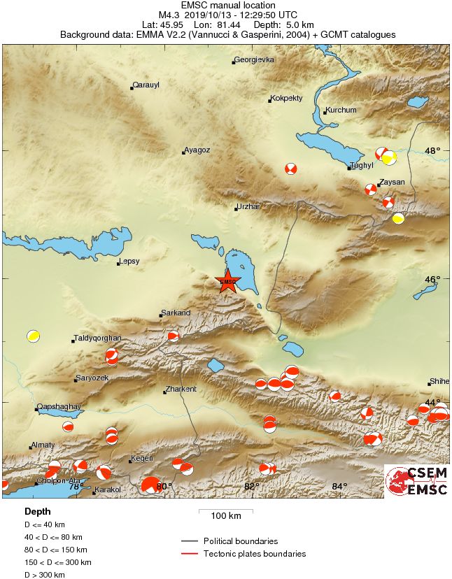 Regional moment Tensor
