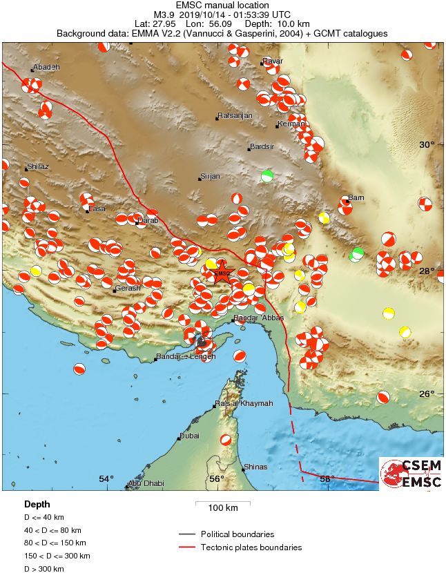 Regional moment Tensor