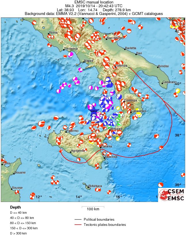 Regional moment Tensor