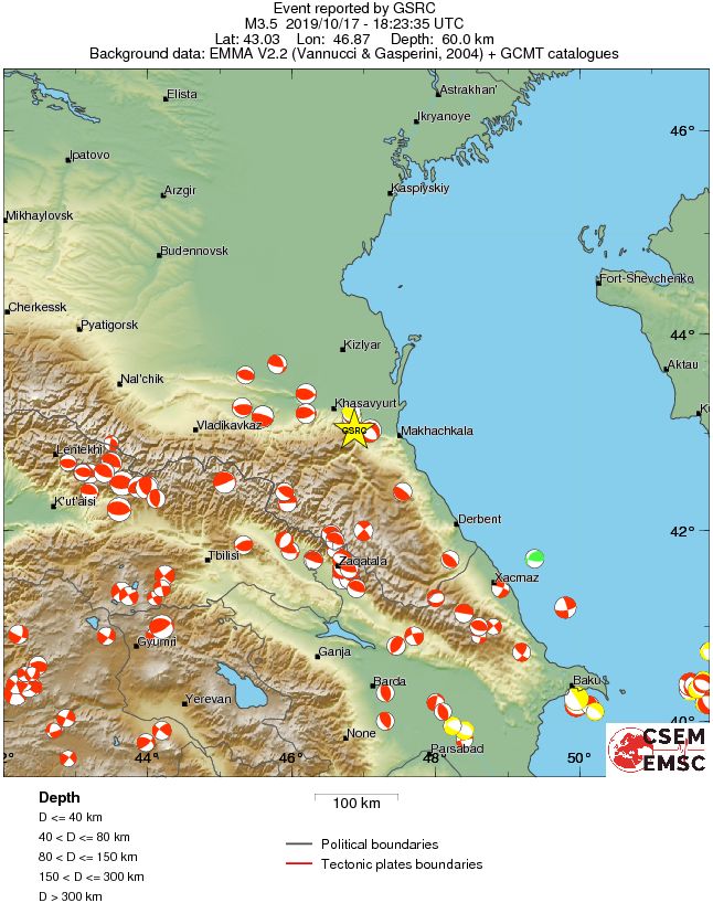 Regional moment Tensor