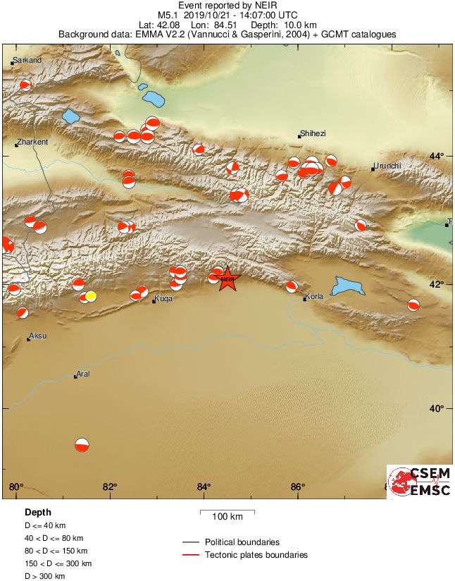Regional moment Tensor