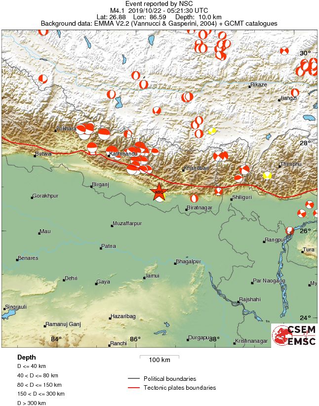 Regional moment Tensor