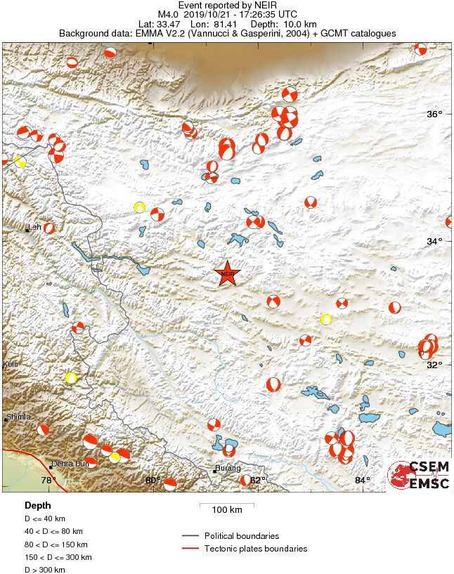 Regional moment Tensor