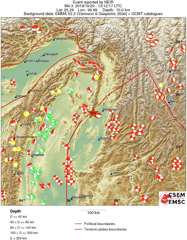 Regional moment Tensor