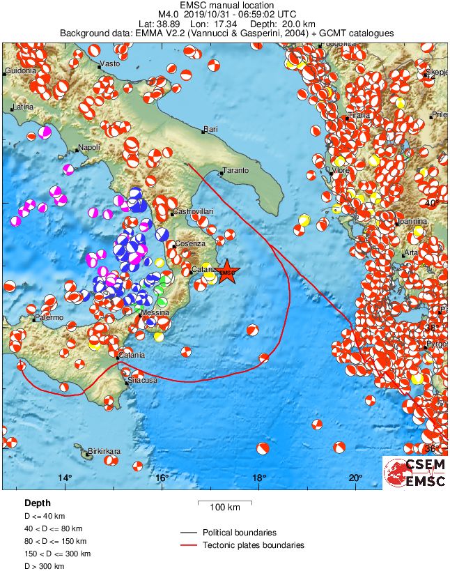 Regional moment Tensor
