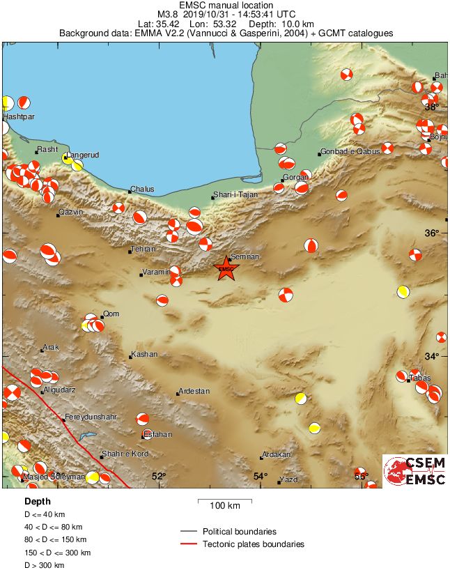 Regional moment Tensor
