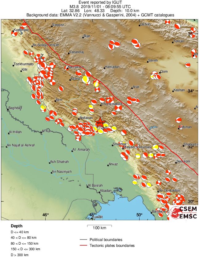Regional moment Tensor