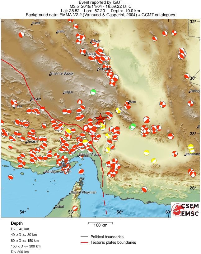 Regional moment Tensor