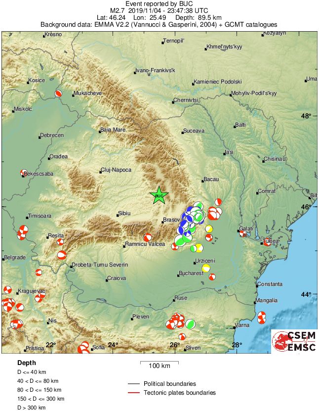 Regional moment Tensor