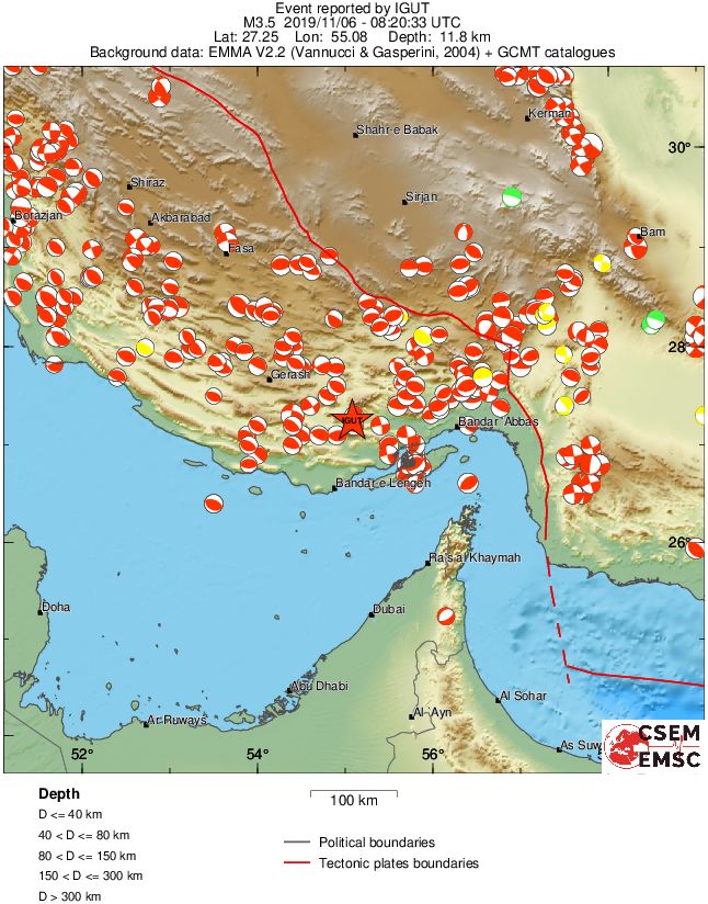 Regional moment Tensor