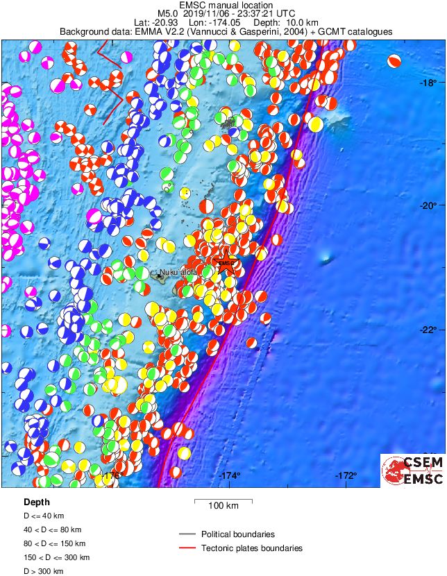 Regional moment Tensor