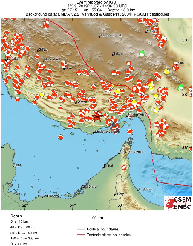 Regional moment Tensor
