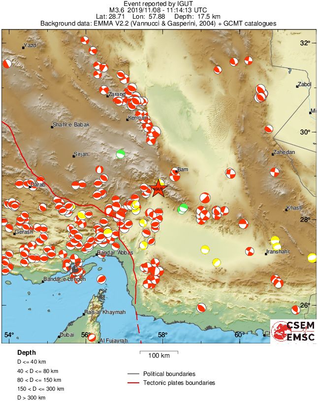 Regional moment Tensor