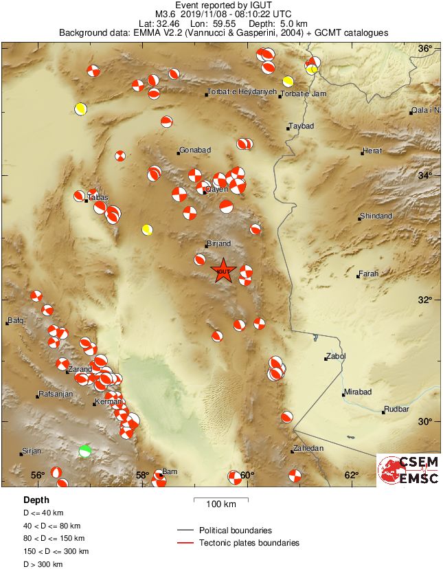 Regional moment Tensor