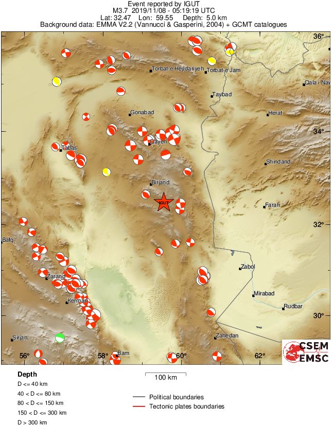 Regional moment Tensor