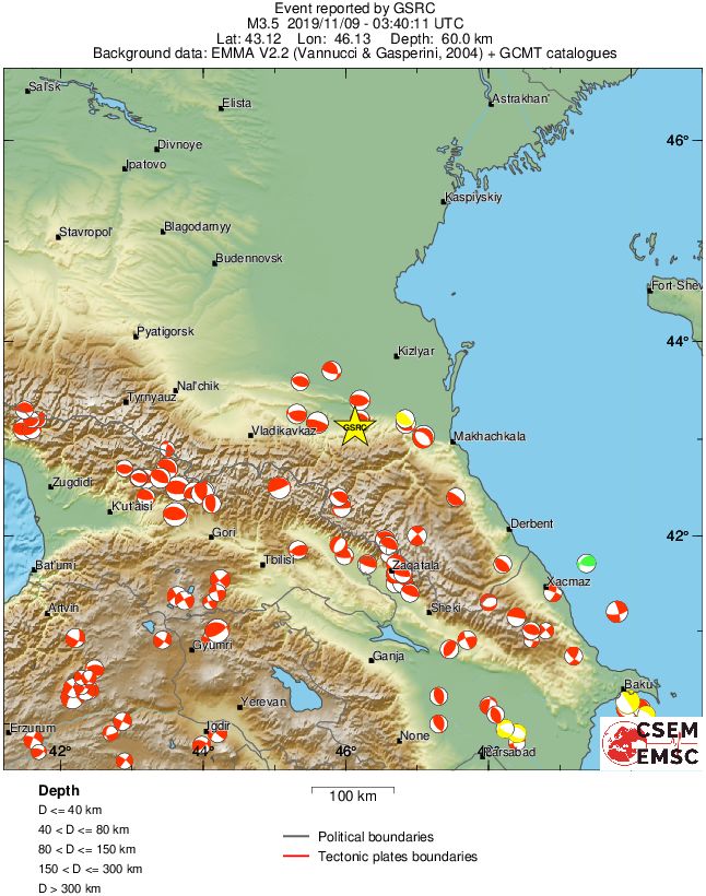 Regional moment Tensor