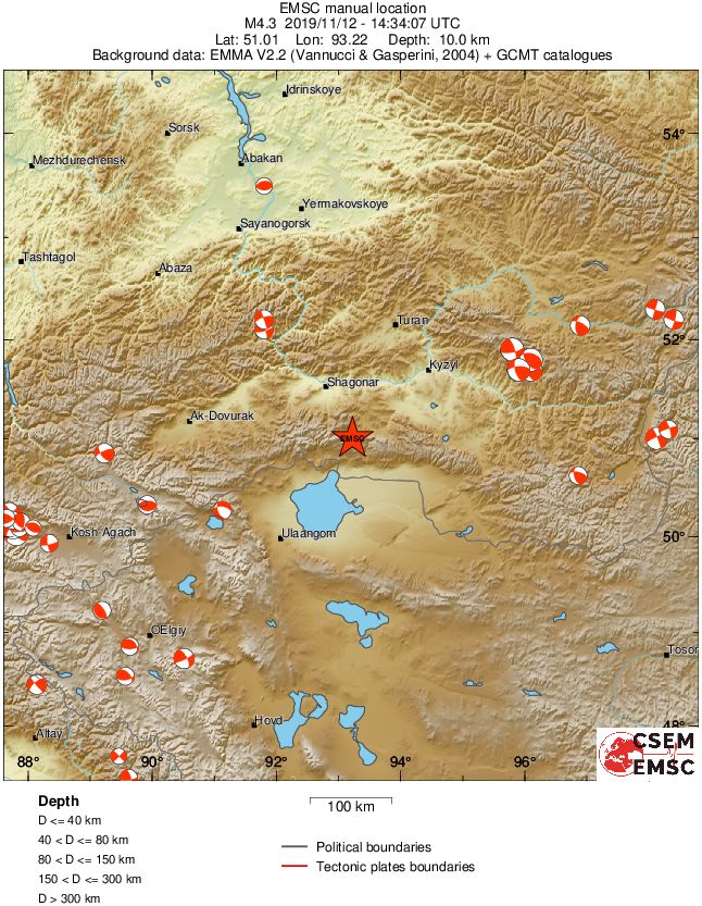 Regional moment Tensor