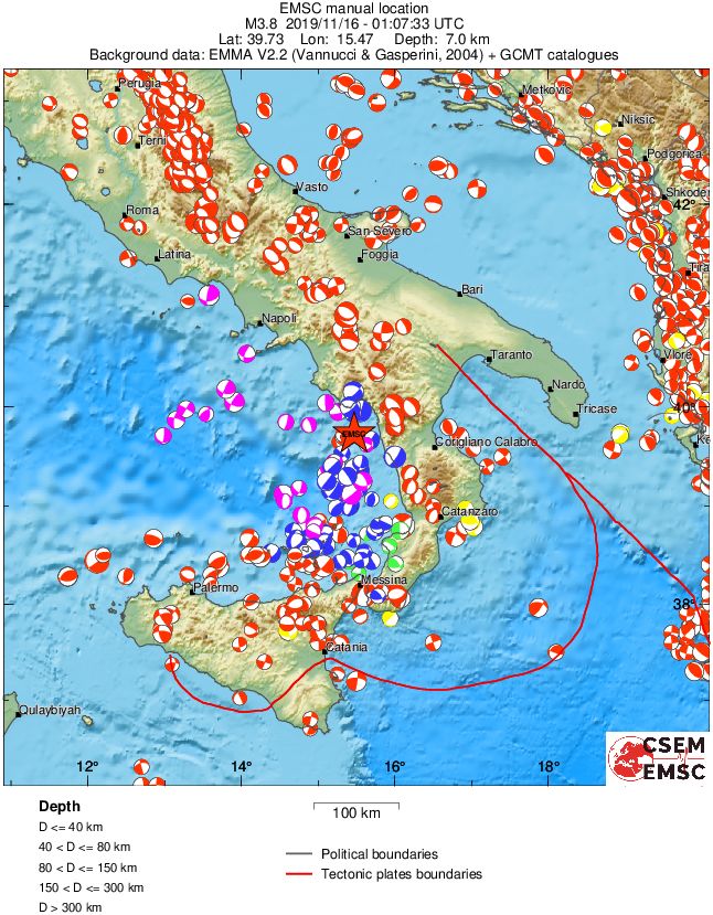 Regional moment Tensor