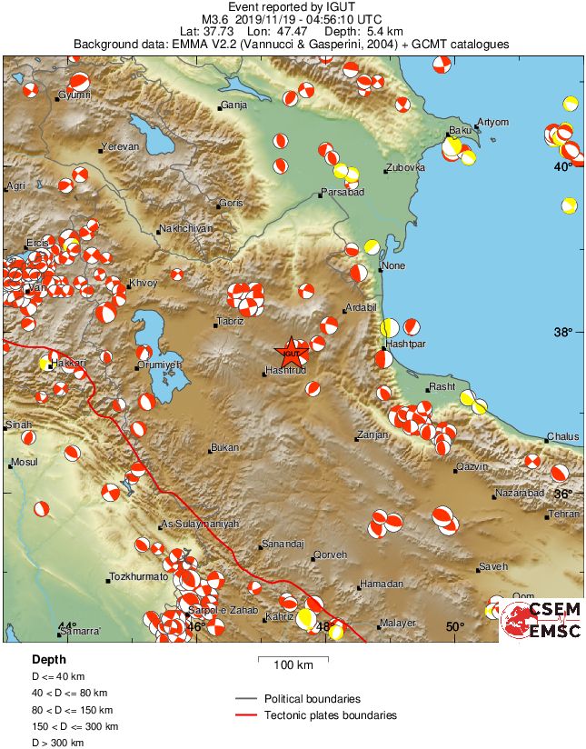 Regional moment Tensor