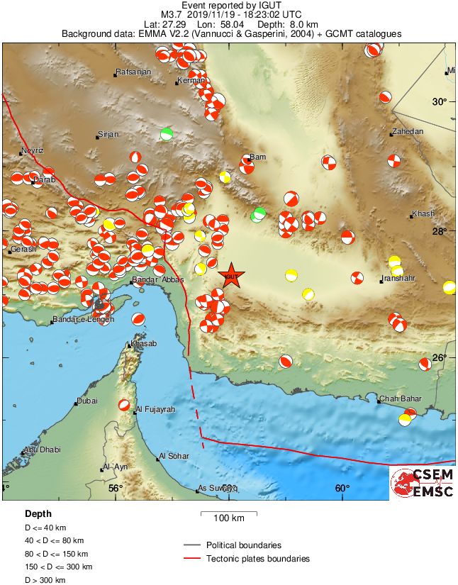 Regional moment Tensor