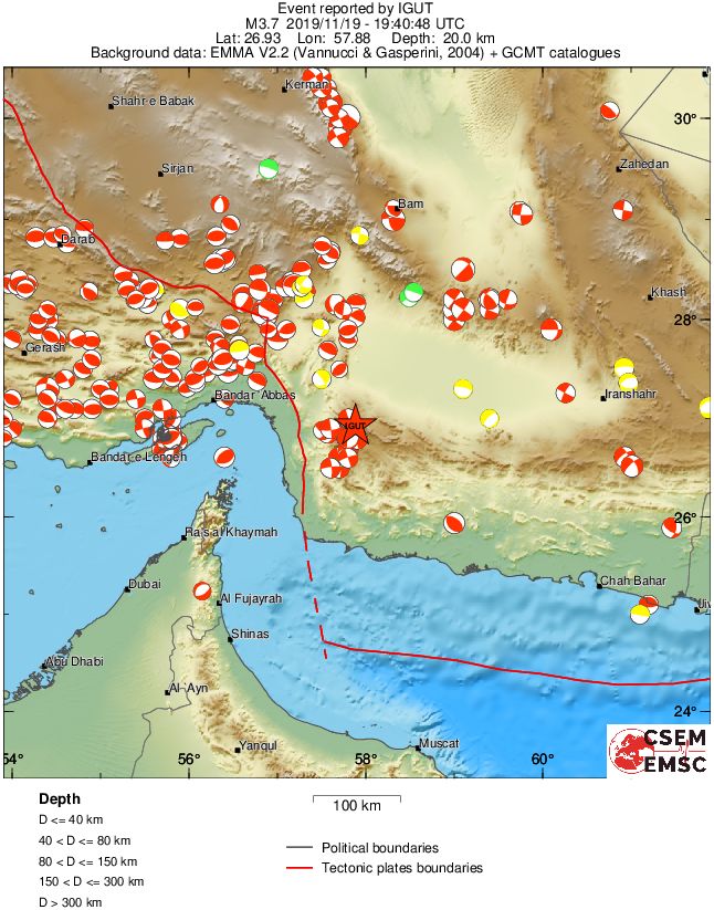 Regional moment Tensor