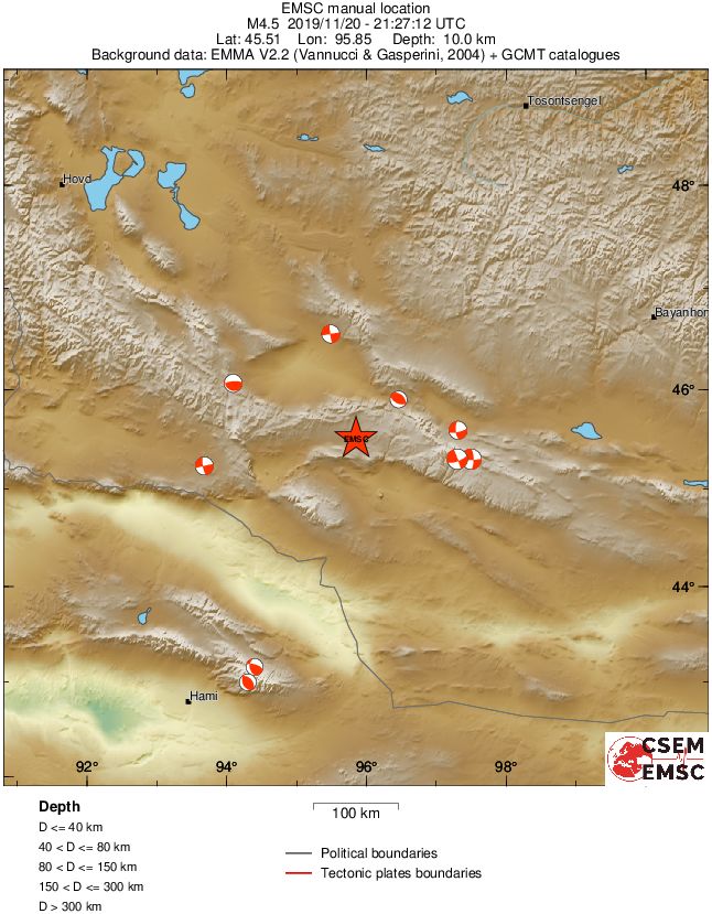 Regional moment Tensor