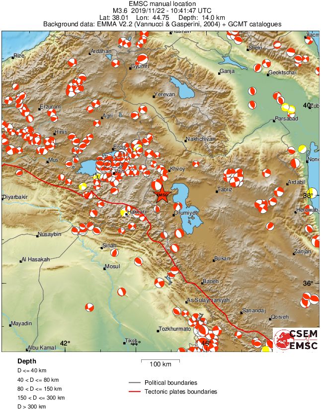 Regional moment Tensor