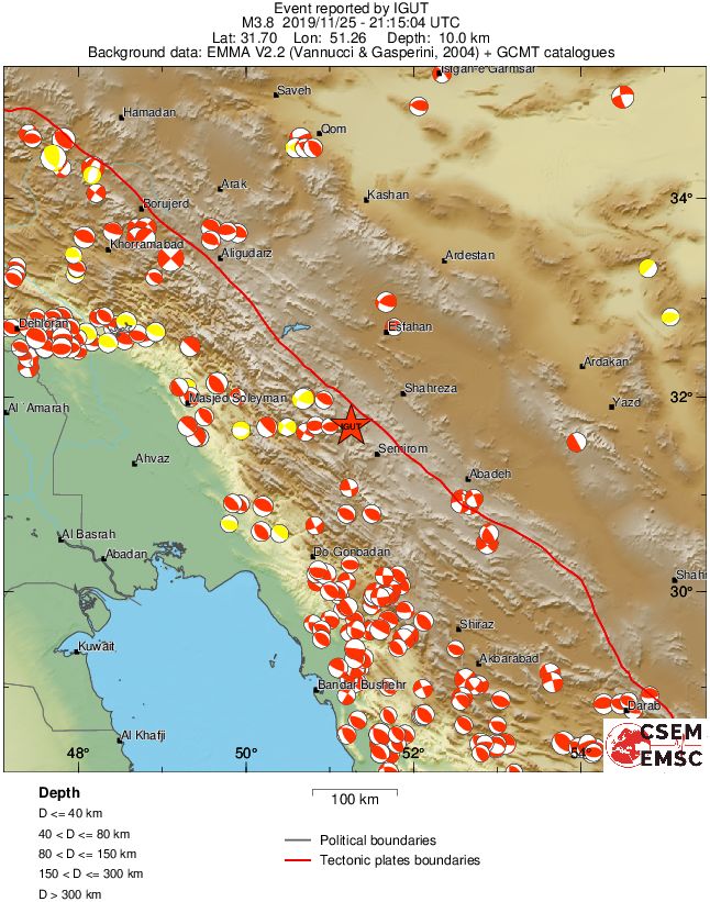 Regional moment Tensor